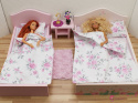 Pościel na pojedyncze łóżko - bukieciki róż