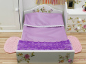Pościel na podwójne łóżko - fioletowa