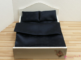 Pościel na podwójne łóżko - czarna