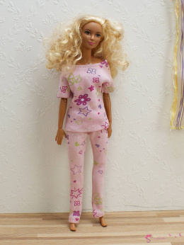 Piżama dla lalki barbie