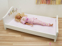 Podwójne łóżko dla lalek dł. 35 cm i szafki nocne - Kwiaty