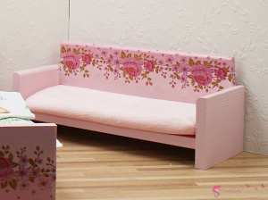 Sofa dla lalek barbie "Przyjaciółki"