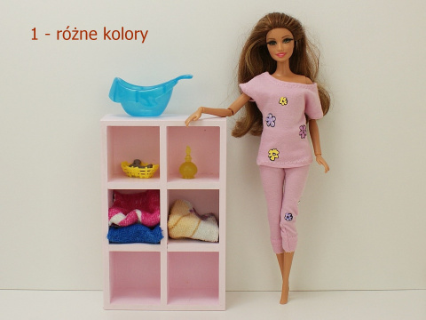 Niski regała do domku dla lalek Niski regała do domku dla lalek
