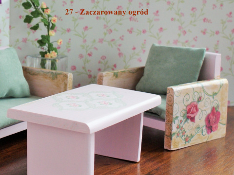 Drewniane mebelki dla lalek - Zaczarowany Ogród Drewniane mebelki dla lalek - Zaczarowany Ogród
