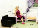Srebrne Różyczki - drewniane mebelki dla lalek barbie