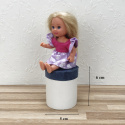 Srebrne Różyczki - drewniane mebelki dla lalek barbie