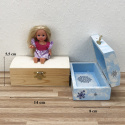 Srebrne Różyczki - drewniane mebelki dla lalek barbie