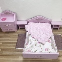 Zaczarowany Pokój Księżniczki - drewniane mebelki dla lalek barbie