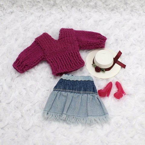 Romantyczny Look – komplet ubrań dla lalki Romantyczny Look – komplet ubrań dla lalki