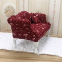 miniaturowa sofa do domku dla lalek w skali 1:6