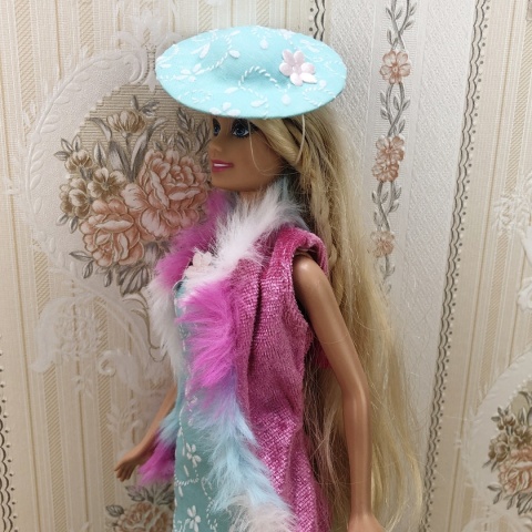 Błękitny Zestaw dla Lalki Barbie (4 elementy)