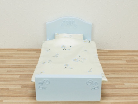 Fantazyjne Esy-Floresy, Finezja, Tulipan - kolorowe łóżka, łóżeczka, kołyski - umebluj sypialnię w domku dla lalek