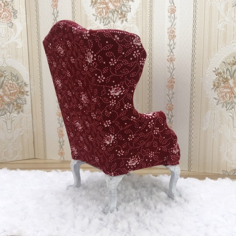 miniaturowy fotelik do domku dla lalek w skali 1:6