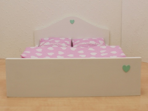 Kolorowy Zakątek - łóżeczka dla lalek podwójne, pojedyncze, małe i malutkie