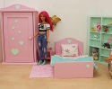 Kolorowy Zakątek - łóżeczka dla lalek podwójne, pojedyncze, małe i malutkie