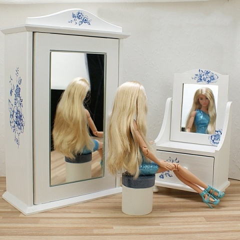 Umebluj domek lalki kolorami wiosny WIOSENNE KWIATKI, KOLOROWY BUKIET, BUKIECIK TULIPANÓW, NIEBIESKIE KWIATY