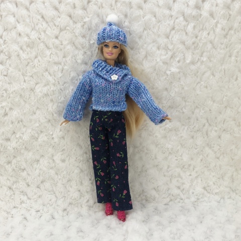 Zestaw ubranek na jesień dla lalki Barbie (4 elementy)