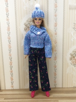 Zestaw ubranek na jesień dla lalki Barbie (4 elementy)