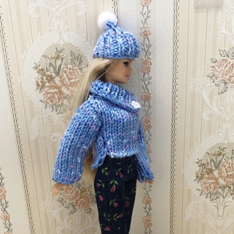 Zestaw ubranek na jesień dla lalki Barbie (4 elementy)