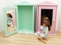 Tulipan - umebluj kolorowy pokój w domku dla lalek