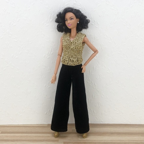 Zestaw Ubranek dla Lalki Barbie – Leopard Glam (6 elementów)