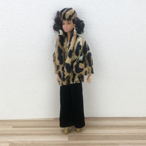 Zestaw Ubranek dla Lalki Barbie – Leopard Glam (6 elementów)