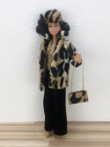 Zestaw Ubranek dla Lalki Barbie – Leopard Glam (6 elementów)