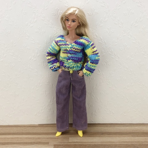 Zestaw zimowy dla lalki Barbie (5 elementów)