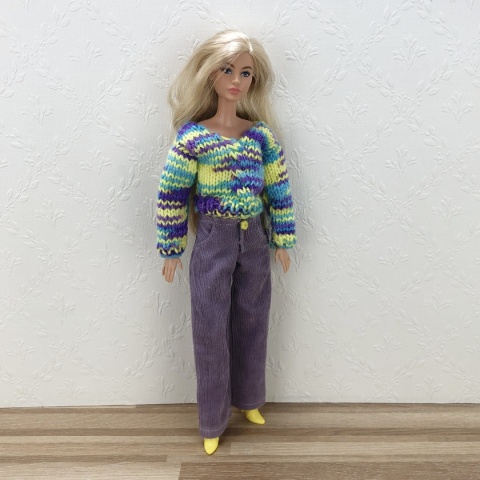 Zestaw zimowy dla lalki Barbie (5 elementów)