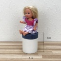 Stołeczek do toaletki dla lalek - wymiary