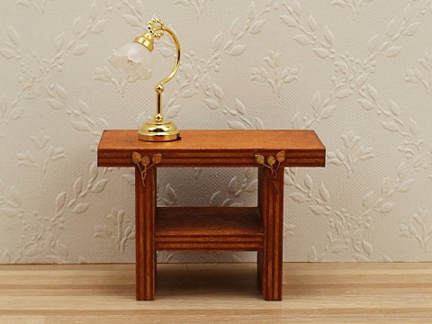 Złoty Domek - znajdz odpowiednie łóżko do sypialni lalki lub misia - Kwiat Paproci, Ptaszki, Złoty Ornament