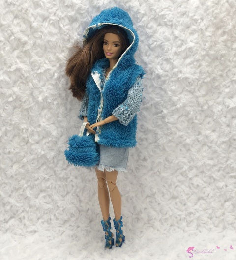 Zestaw ubranek dla lalki typu barbie - 6 części