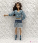 Zestaw ubranek dla lalki typu barbie - 6 części