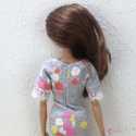 Piżama i kapcie dla Lalki Barbie – 3 Elementy