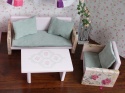 Sofa dla lalek - ZACZAROWANY OGRÓD