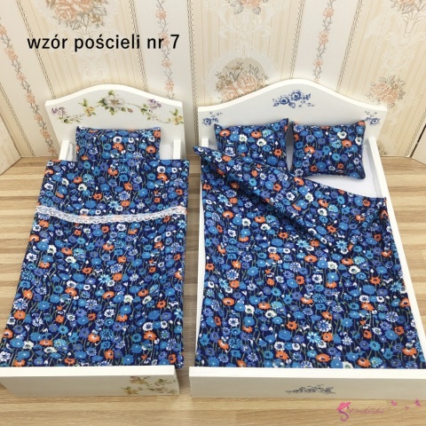 Pościel do łóżeczka dla lalek - różne wzory i rozmiary