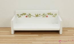 Sofa dla lalek RÓŻANY OGRÓD